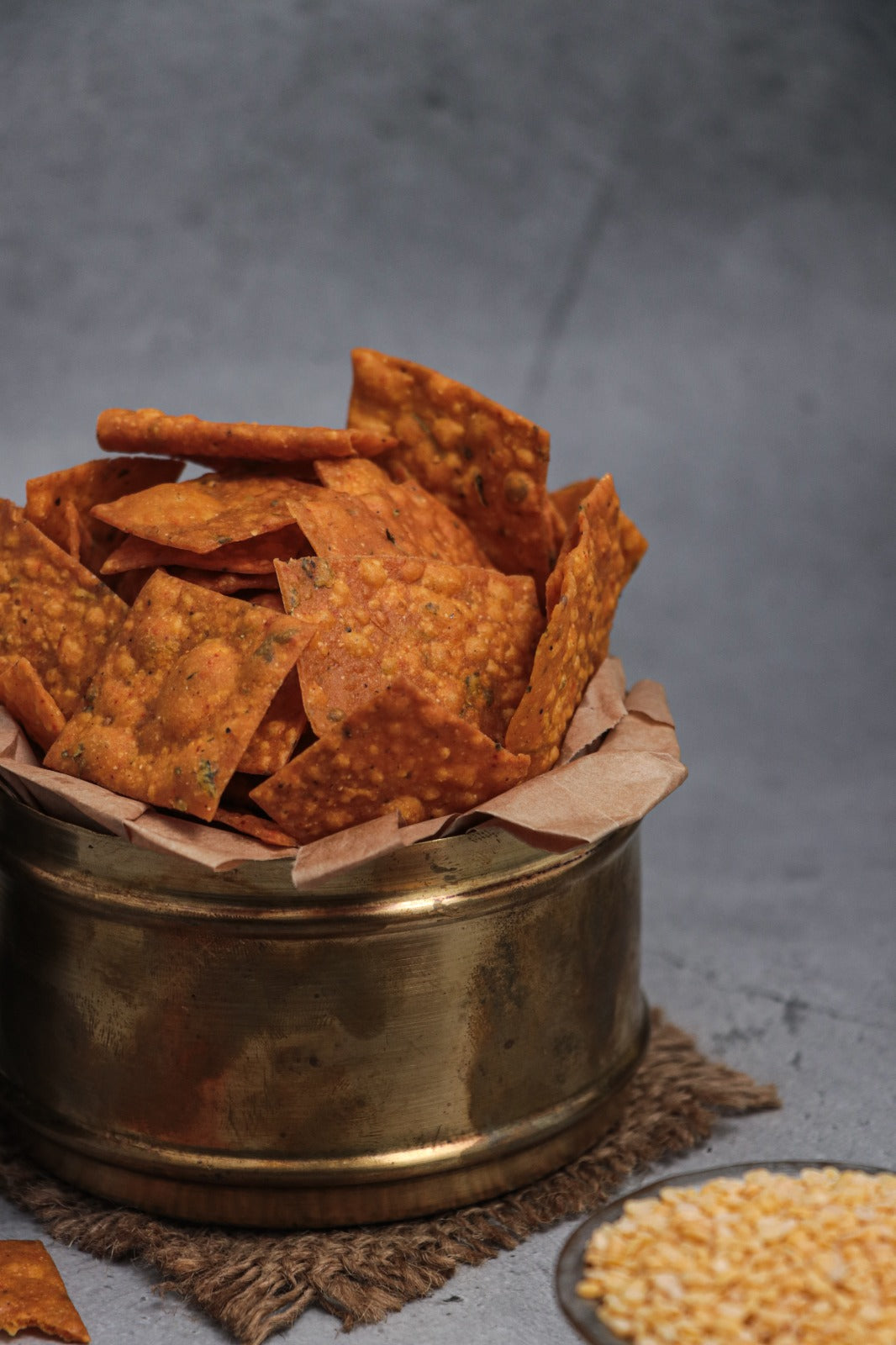 Moong Dal Crackers Fried